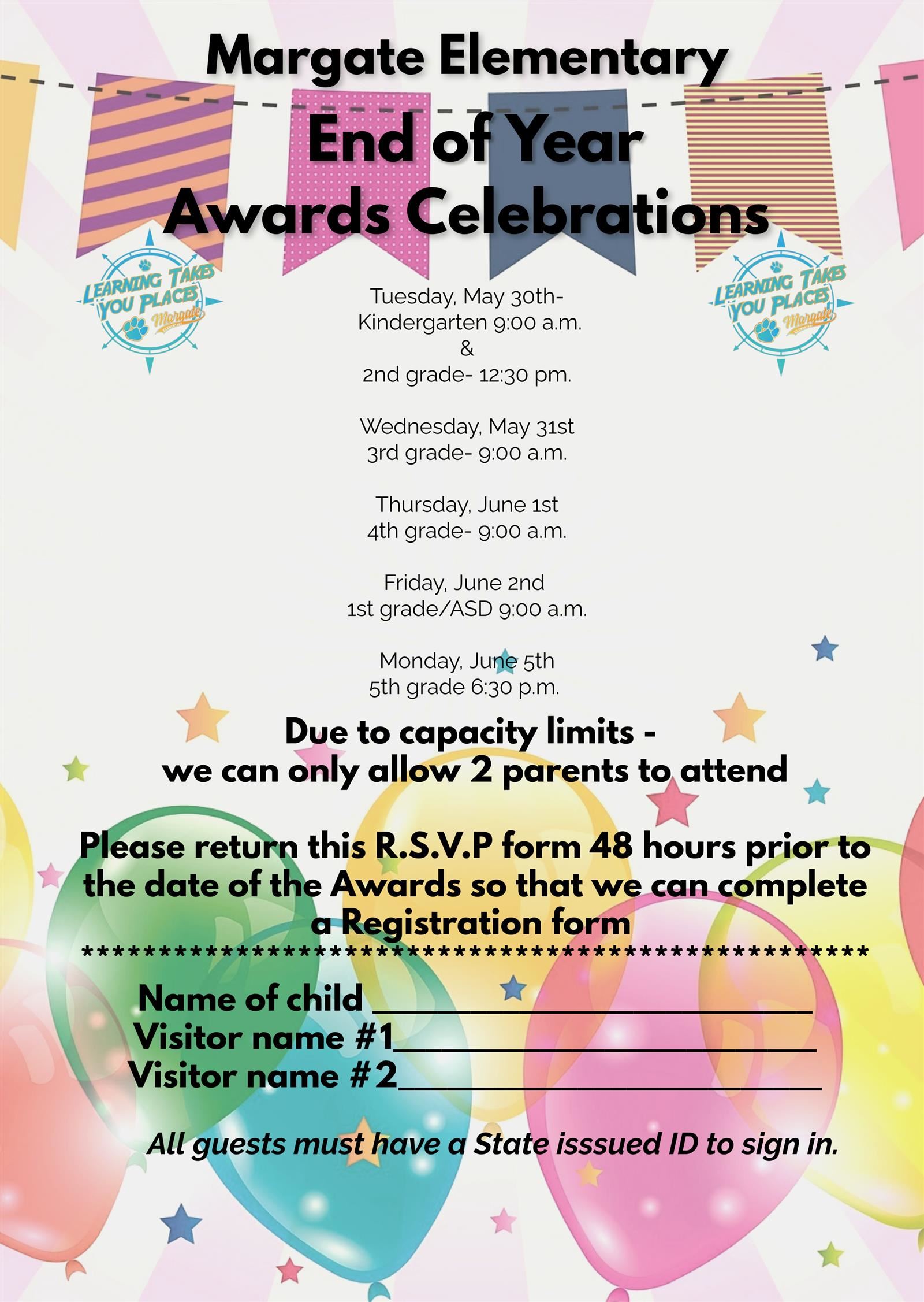 End of the Year Awards Celebration